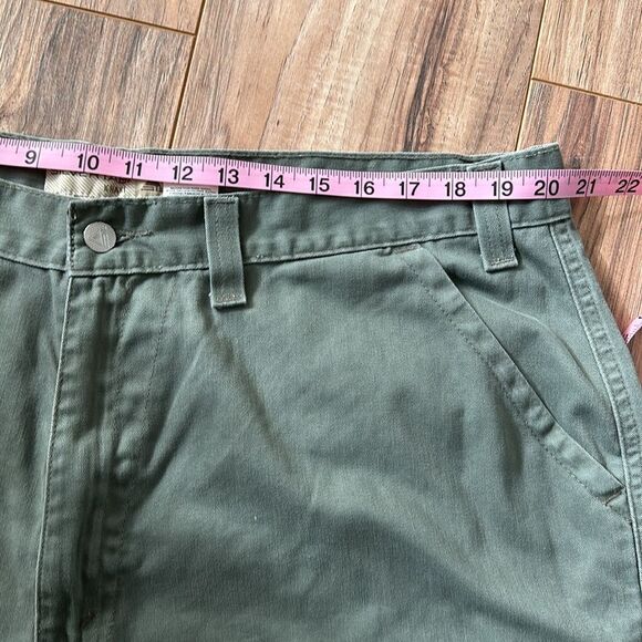 Levi’s Vintage SilverTab Khaki Cargo Green Shorts Size 42 - Picture 7 of 8